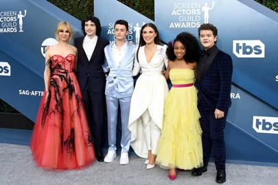 Stranger Things Cast Reunite At The Sags What They Look Like In