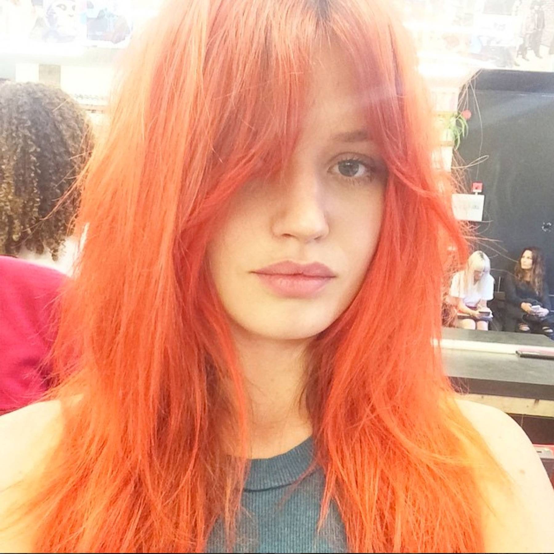 Georgia May Jagger Orange Hair Debut On Instagram Pictures