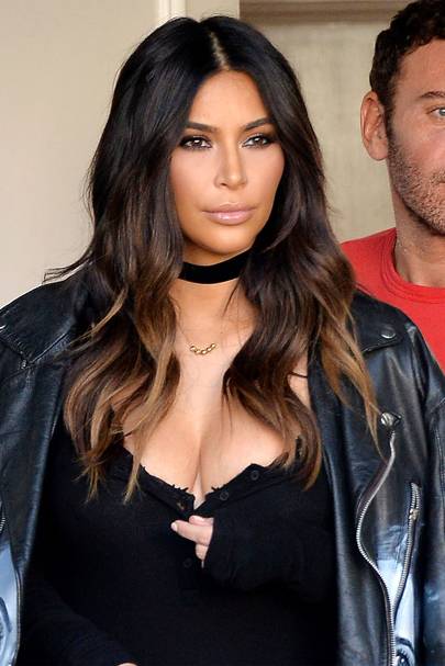 kim kardashian current hairstyle