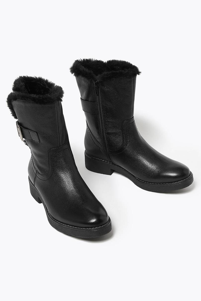 marks and spencer flat ankle boots