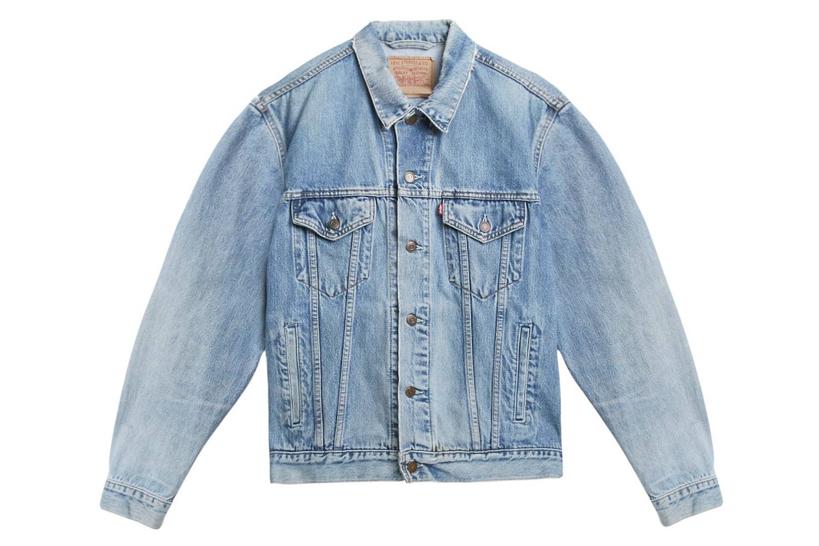 90s style denim jacket
