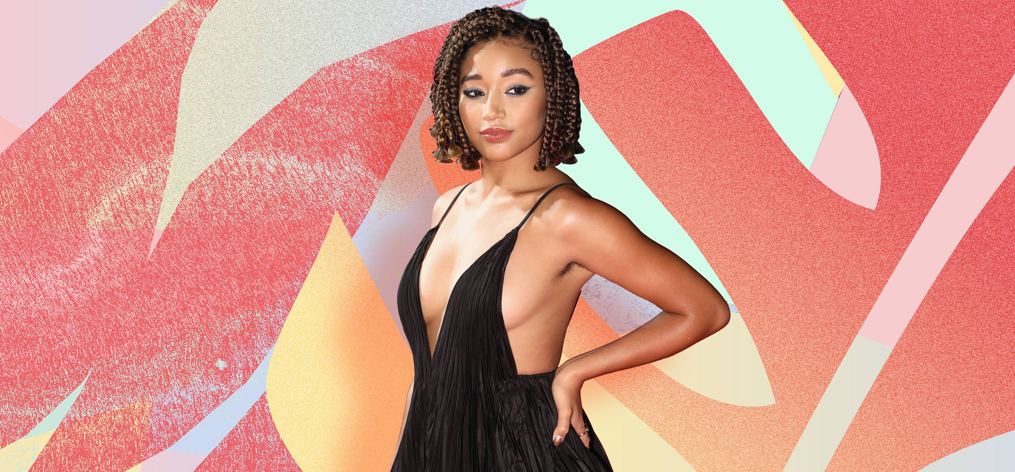 Amandla Stenburg Underarm Hair The Hate U Give Red Carpet Glamour Uk