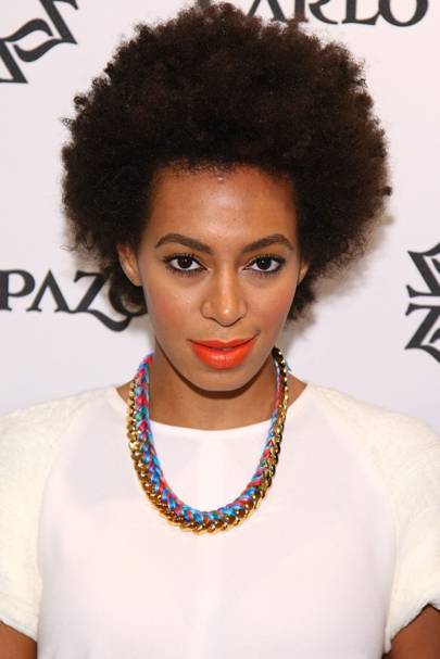 Solange Knowles best hairstyles & makeup - celebrity beauty | Glamour UK