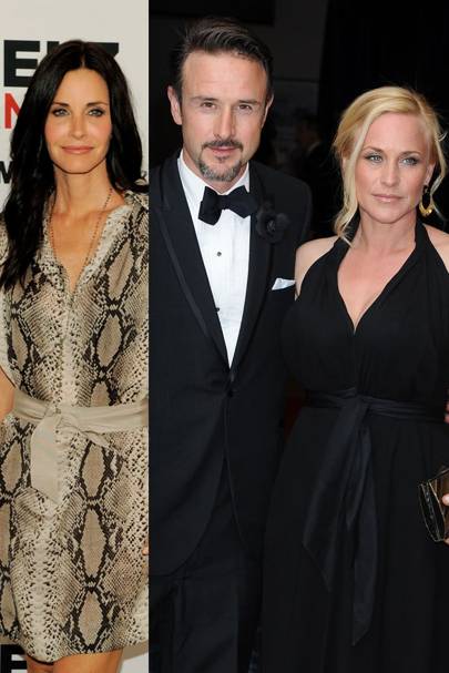 David Arquette & Courteney Cox & Patricia Arquette