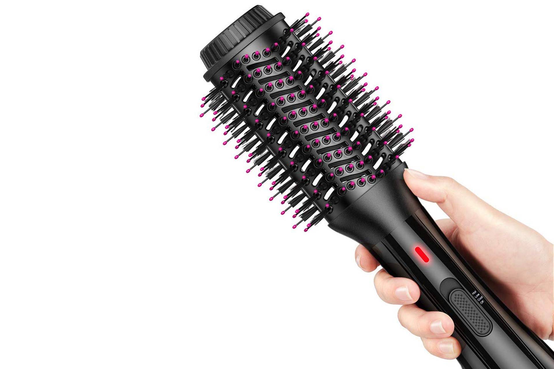 cordless rotating hair brush