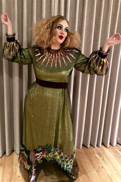 Adele S Halloween Costumes Fancy Dress Jim Carrey From The Mask George Michael Glamour Uk