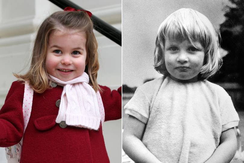 Princess Charlotte Looks Similar To A Young Princess Diana ...