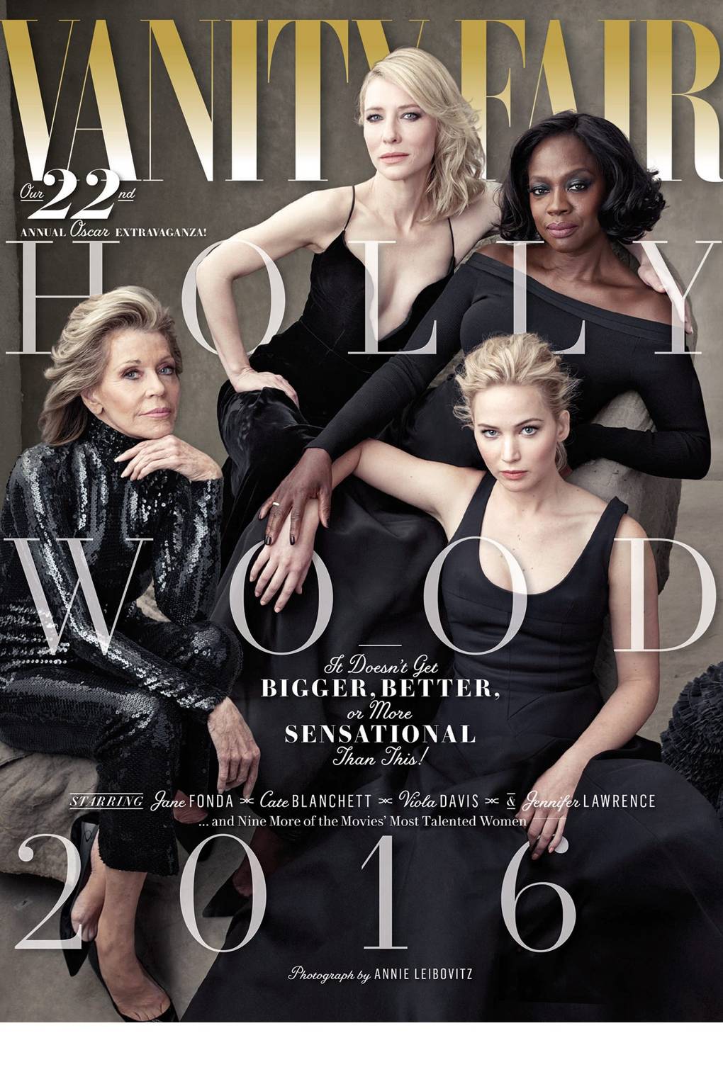 Diane Keaton styles herself on the cover of the Vanity Fair Hollywood ...