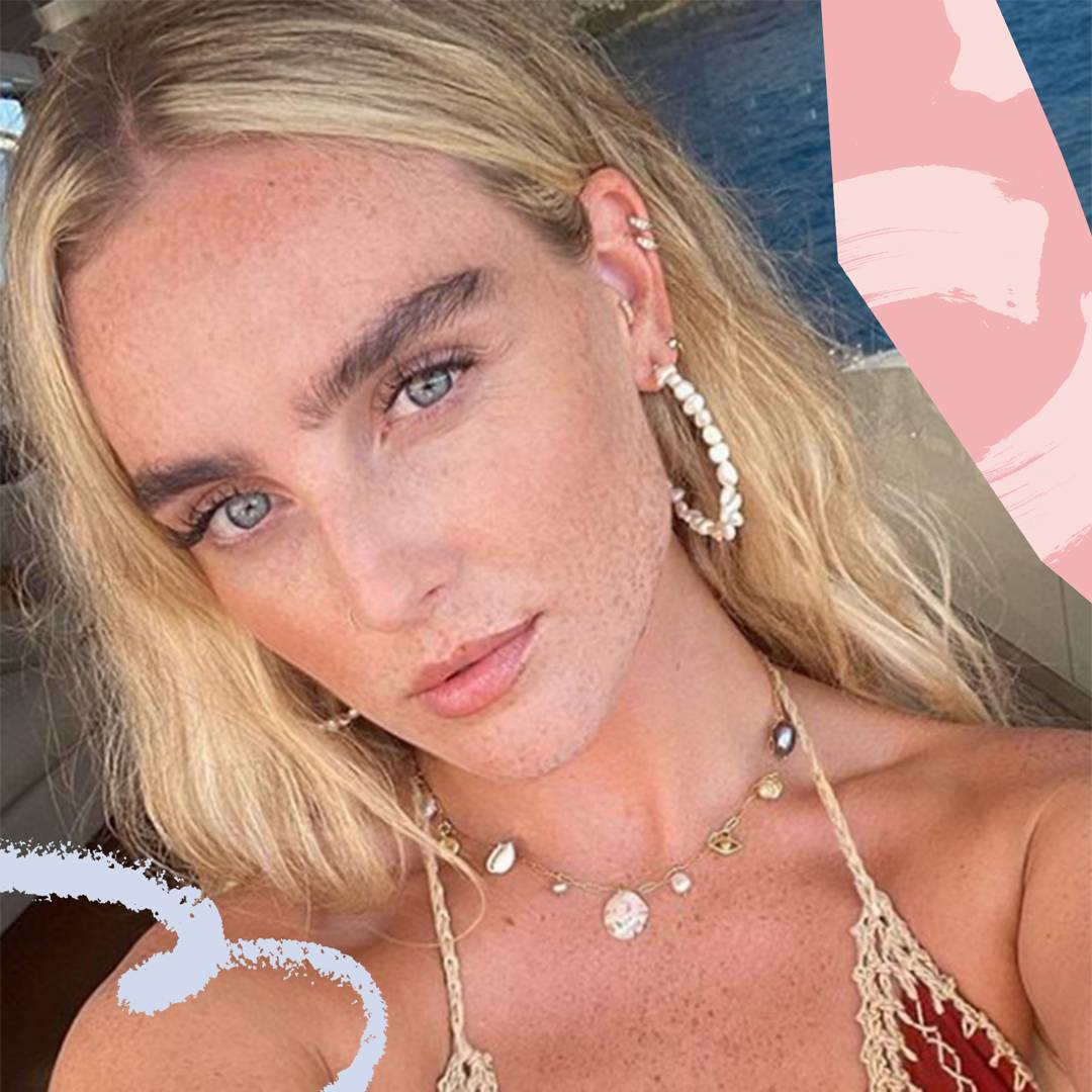 Image: Perrie Edwards just made 'virgin brows' the beauty trend of summer