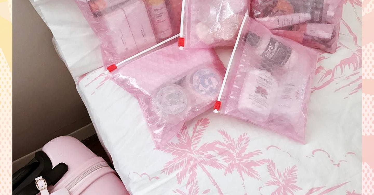 Glossier Pouch: 11 Genius Glossier Girl Ways To Re-use Your Pink Pouch 