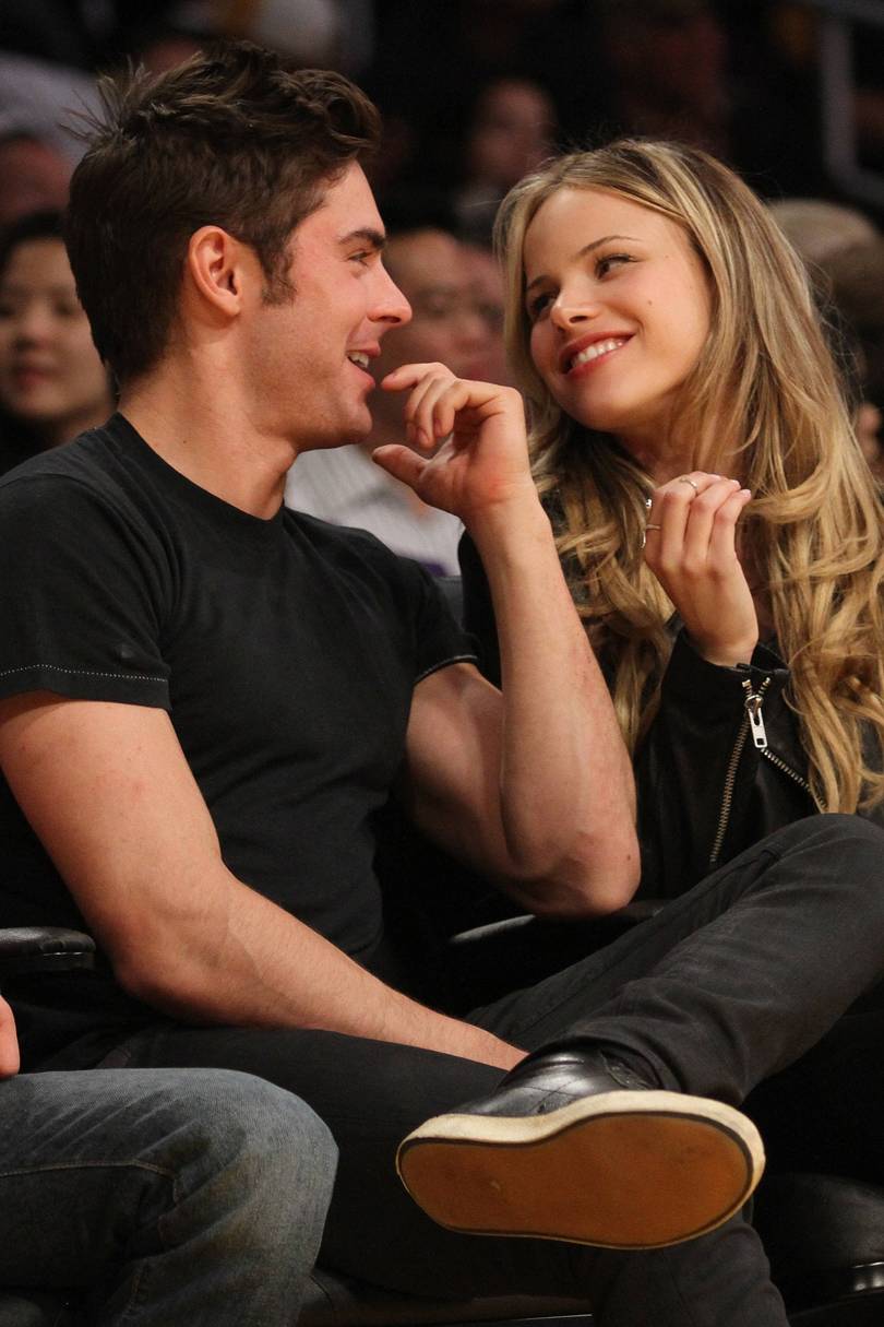 Zac Efron Girlfriend And Halston Sage Pictures 2014.