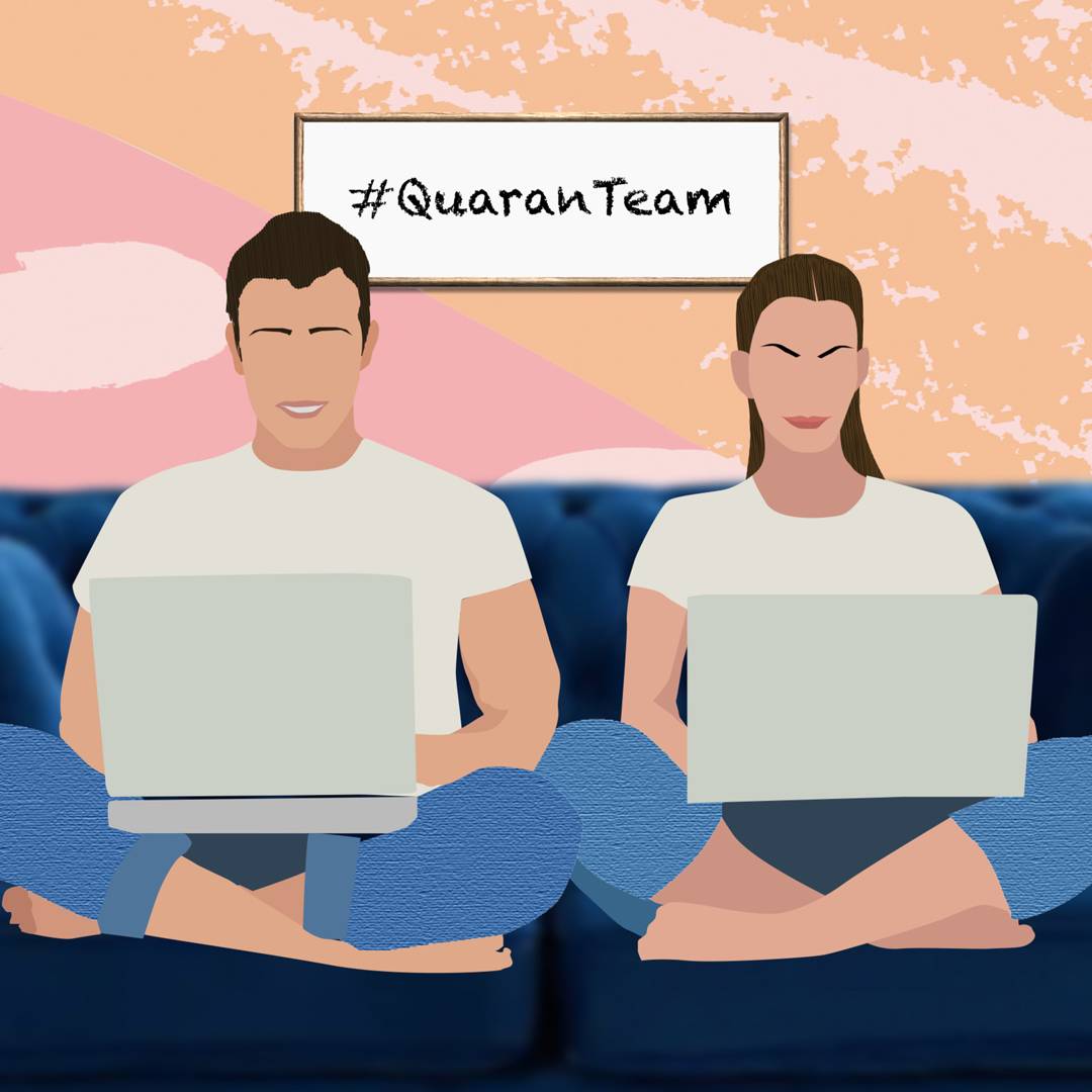 Image: Quaranteam: The unexpected pleasure (and occasional horror) of sharing professional lives with your partner during self-isolation