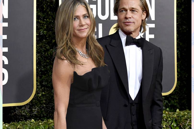 Brad Pitt And Jennifer Aniston Reunite At The Golden Globes | Glamour UK