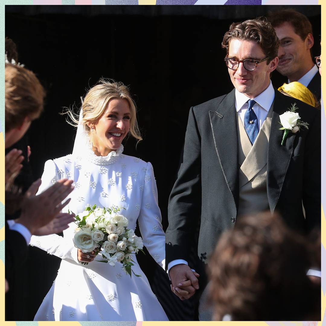 Image: Ellie Goulding tied the knot over the weekend and surprised everyone with her wedding dress choice