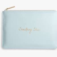 something blue clutch bag