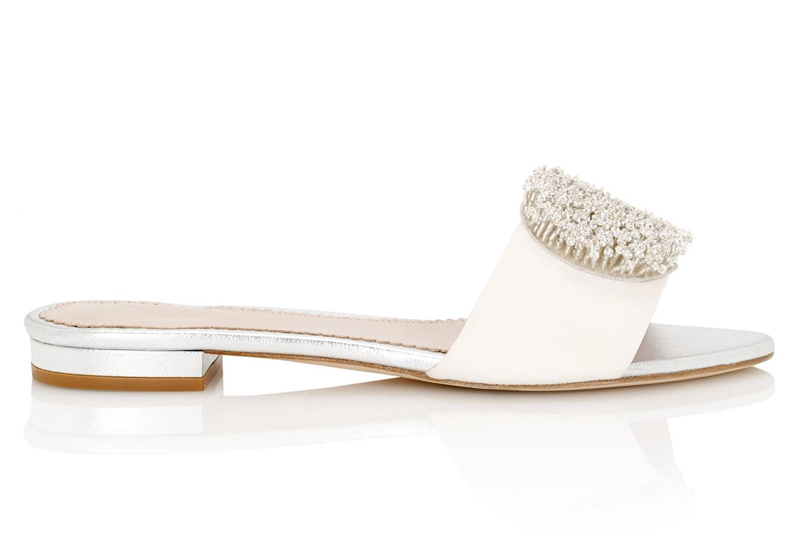 bridal flat sandals uk