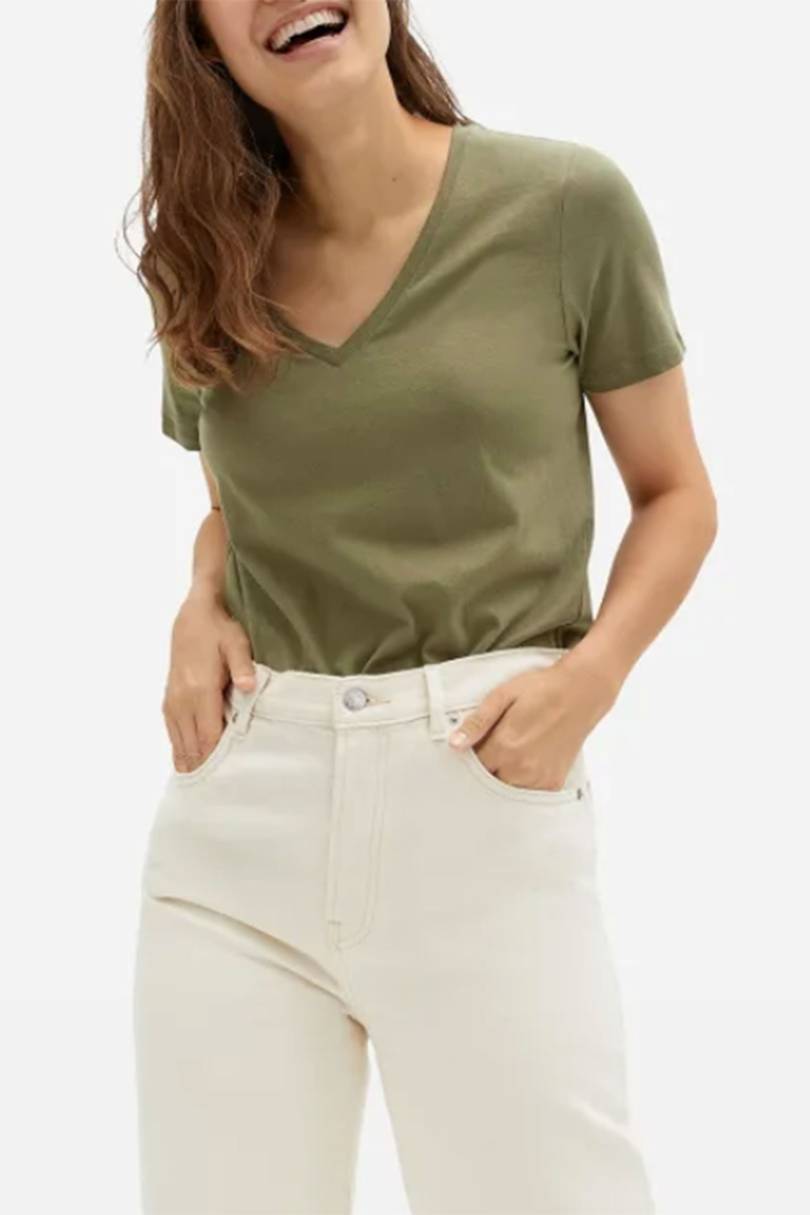 23 Best V-Neck T-Shirts For Women That Every Wardrobe Needs | Glamour UK