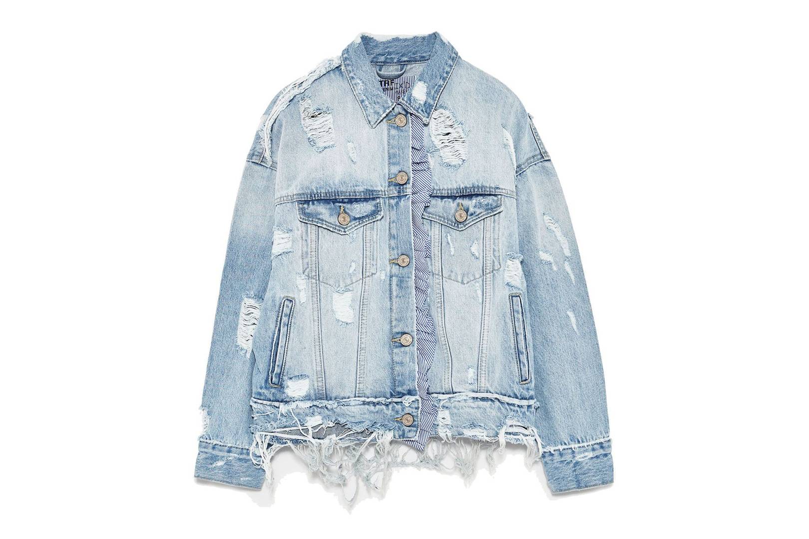90s style denim jacket