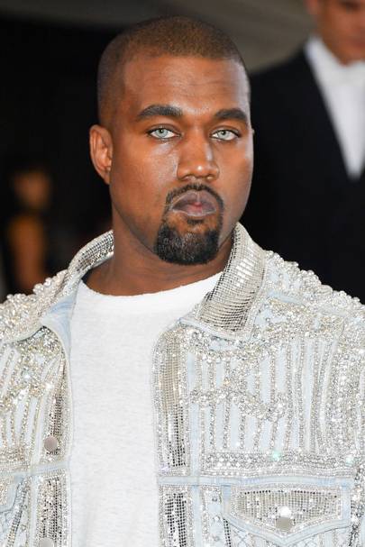 Kanye West Contact Lenses Met Gala 2016 Photos Glamour Uk