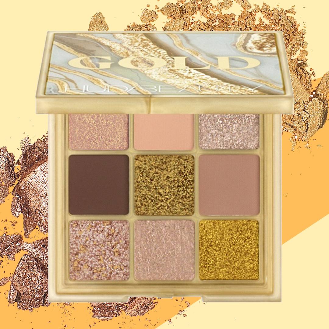 Image: All the details you need for HUDA's new exclusive Gold Obsessions eyeshadow palette