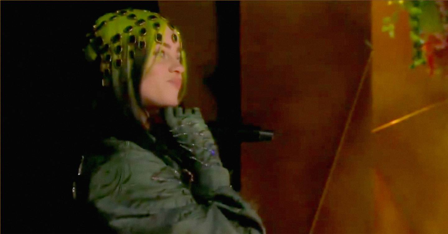 Billie Eilish Watching Harry Styles Perform At The Grammys 21 Glamour Uk
