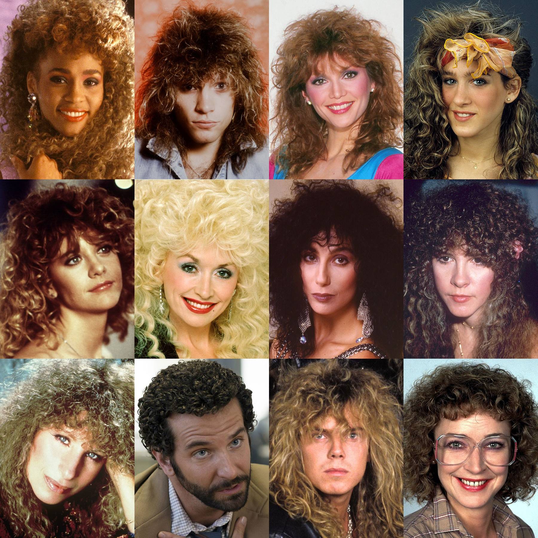 80's perm style