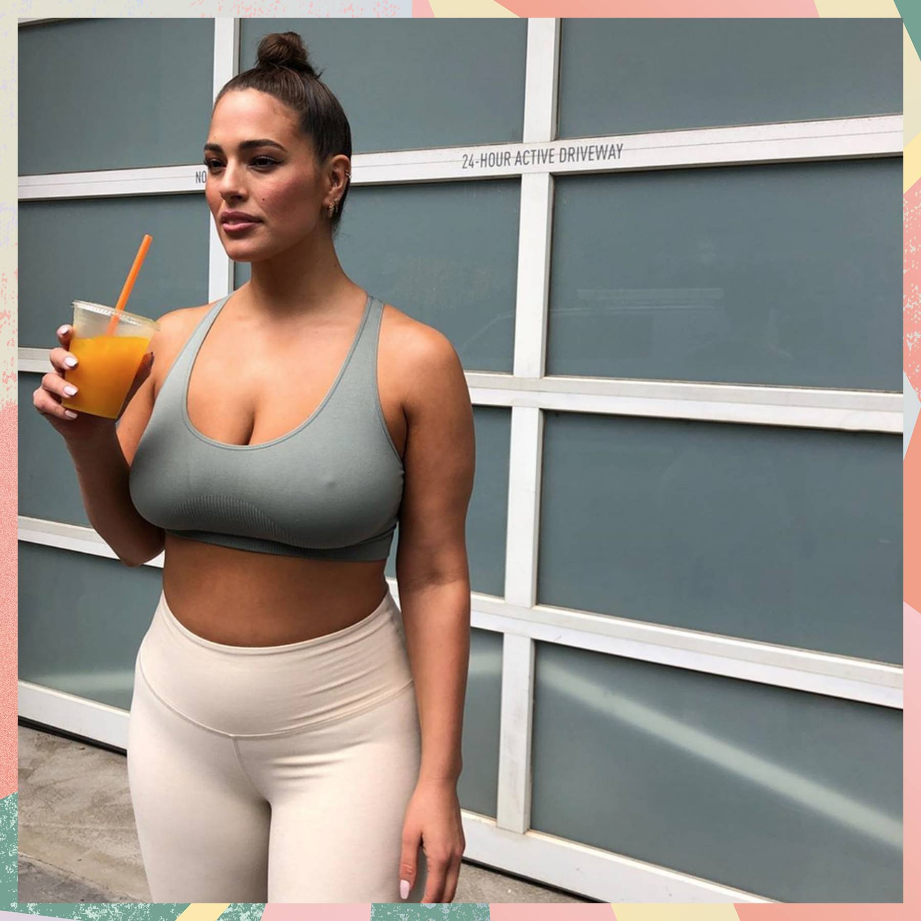 ashley graham sports bra