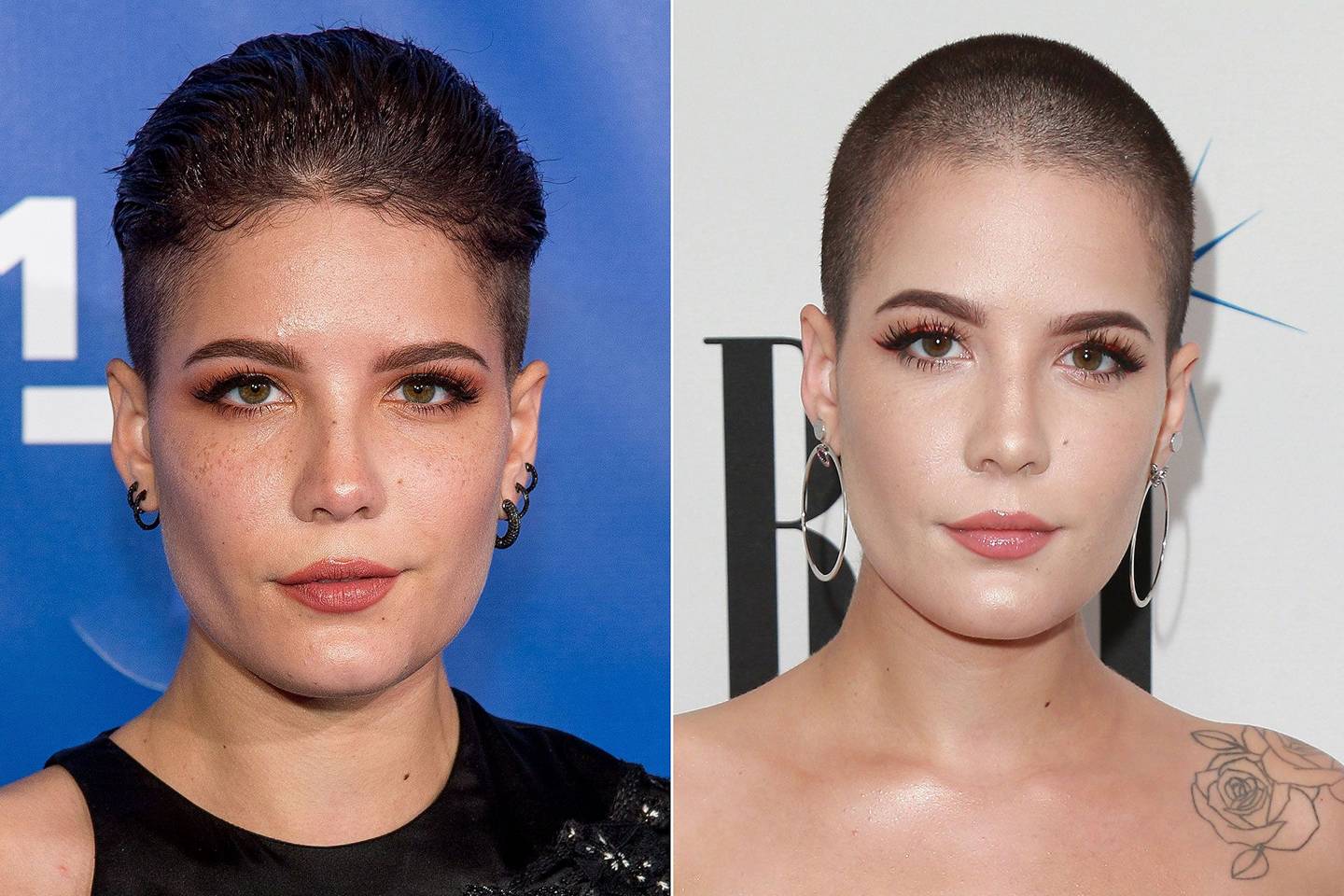 Celebrity Makeovers Before and After Dramatic Beauty 2017 Glamour UK