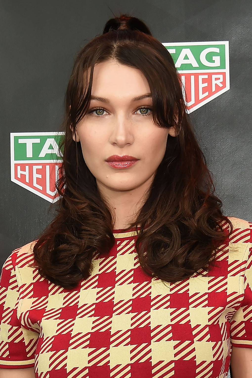 Bang Hairstyles, bella hadid rome bangs bulgari