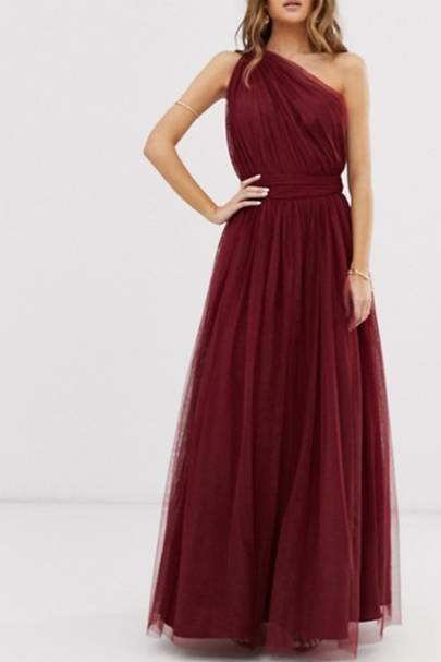 burgundy bridesmaid dresses uk high street