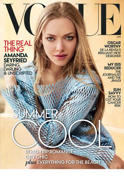 Amanda Seyfriend Drunk On Tv Vogue Magazine Interview Quotes 2015 Glamour Uk