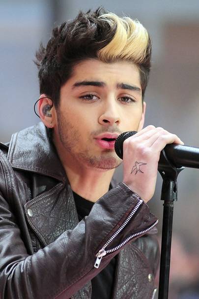 Zayn Malik Hair And Hairstyles Blonde Floppy Shaved And Pink Glamour Uk 