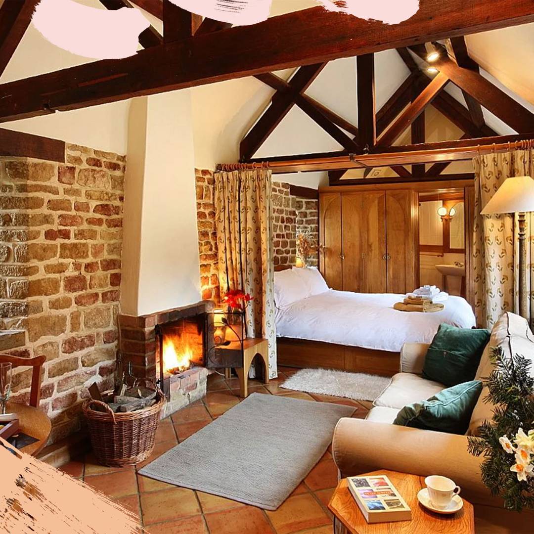 Image: The best holiday cottages in the UK with log fires/baths/hot tubs (basically, the one in The Holiday) to book for a winter break