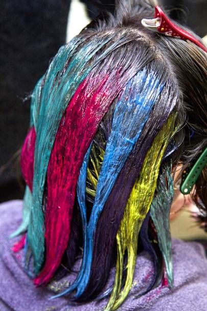 Oil Slick Is The Colourful New Hair Trend For Brunettes Glamour Uk