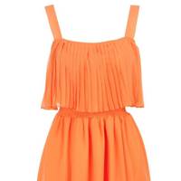 orange going out dresses