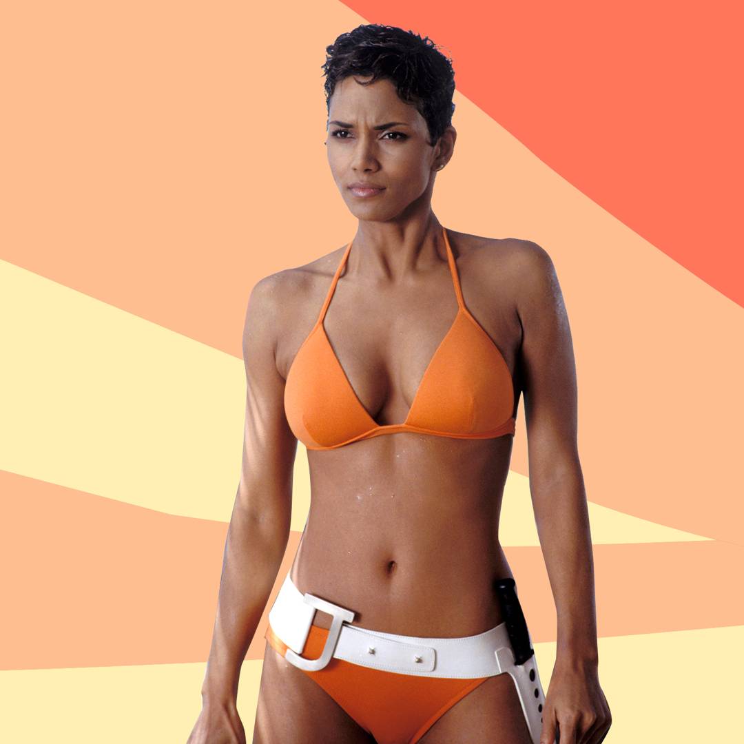 Image: Halle Berry, 53, recreated her iconic 'Bond Girl' bikini moment 18 years later and looks unreal