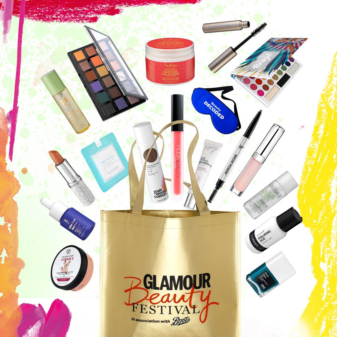 Image: Here's everything you'll find inside your epic free GLAMOUR Beauty Festival goodie bag