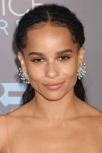 Zoe Kravitz hair - best hairstyles & makeup, Big Little Lies | Glamour UK