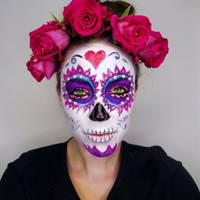 Day of The Dead Makeup: Sugarskulls Tutorial How To | Glamour UK