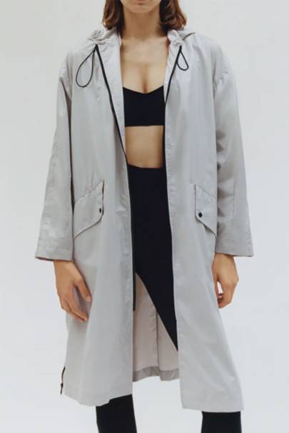 zara women's rain jacket