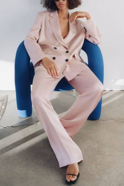 casual trouser suit for ladies