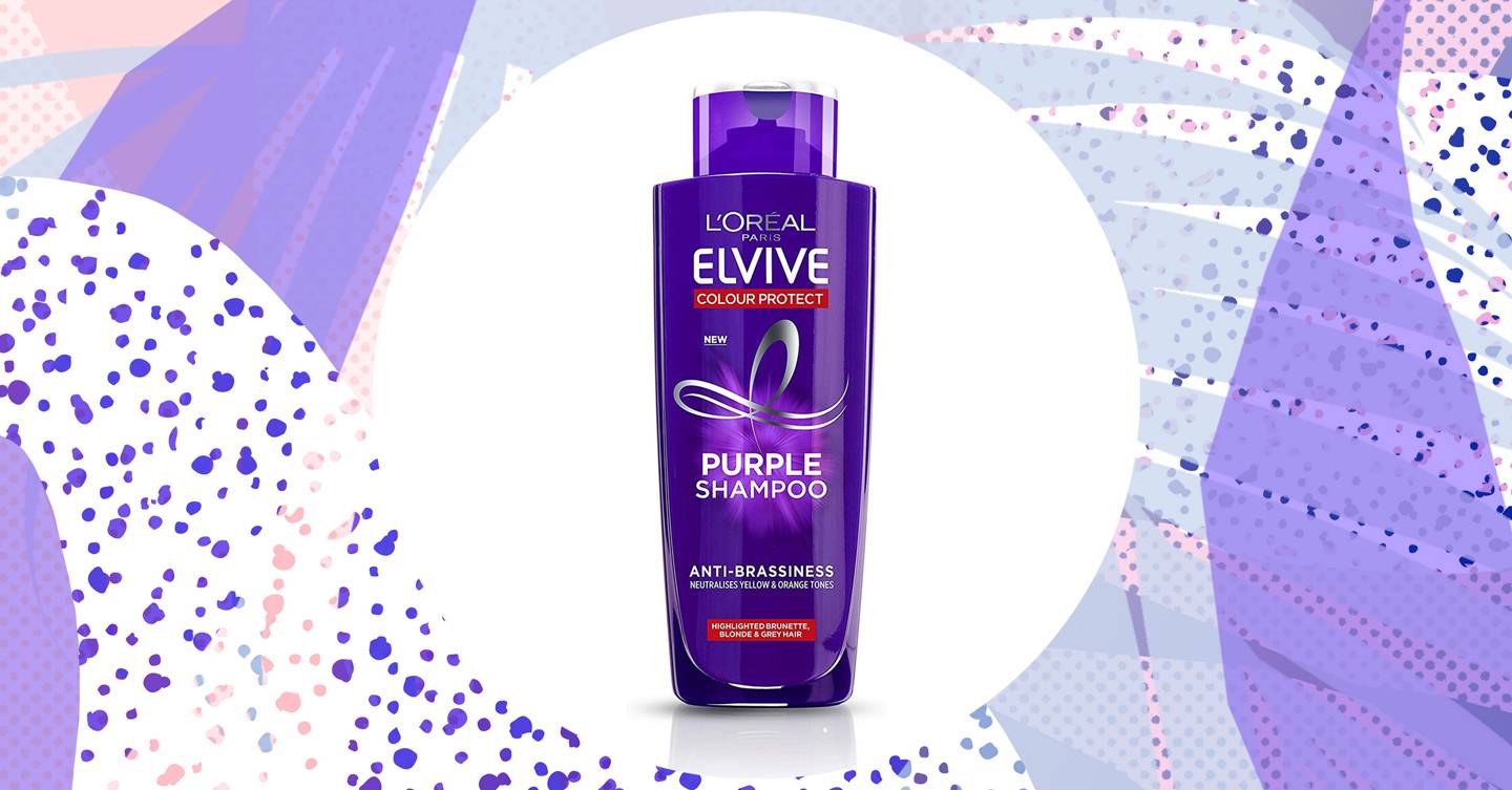 Purple shampoo is so effective because the hue is on the opposite end of th...