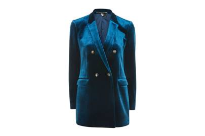 velvet pieces topshop blazer