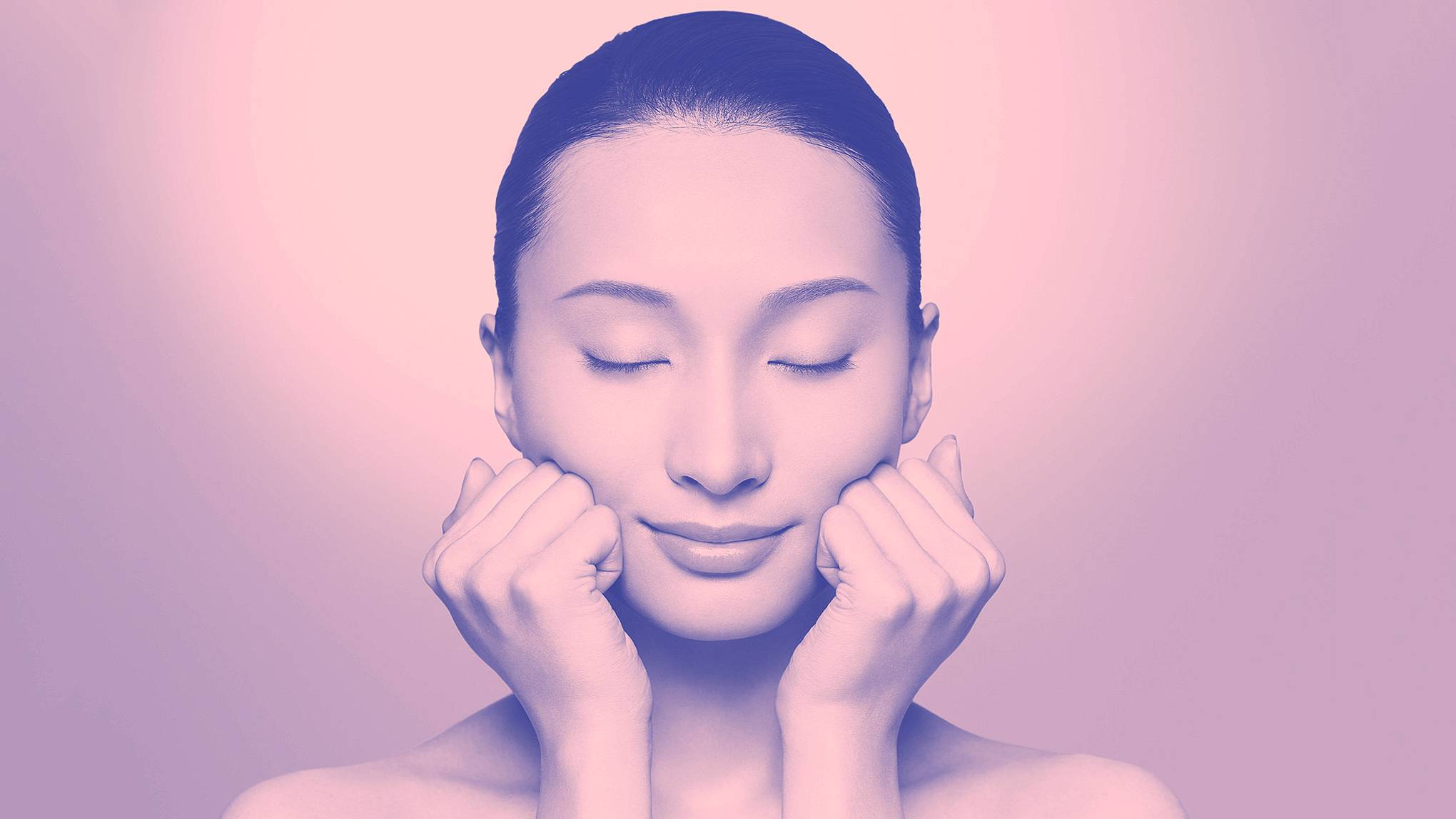 Download Facial Massage Best Techniques For Glowing Skin Glamour Uk PSD Mockup Templates