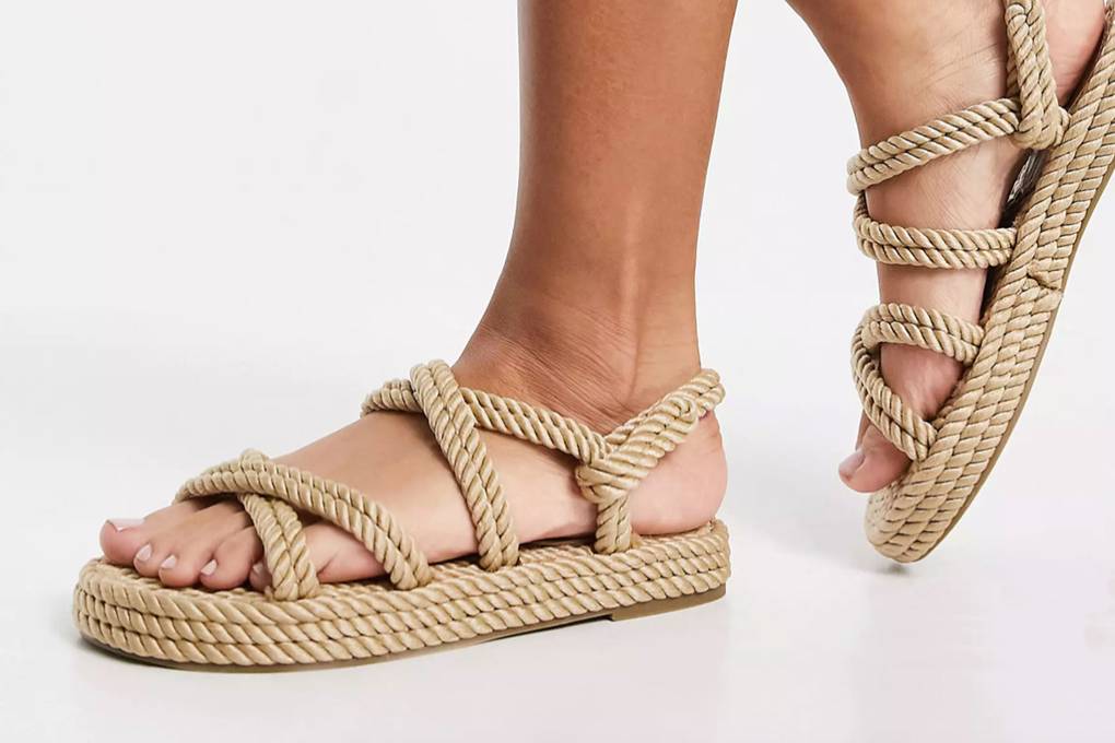 tan dad sandals