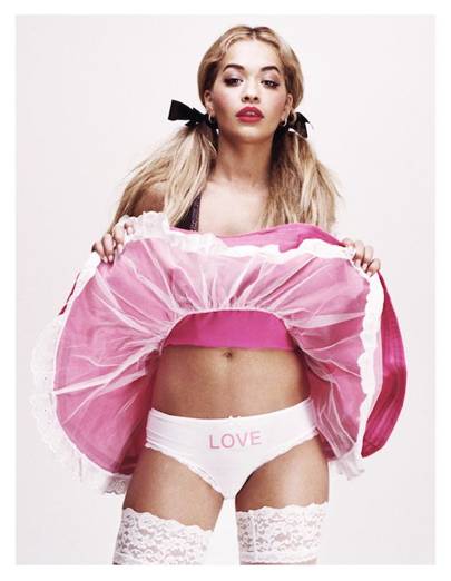 Rita Ora Topless For Love Magazine Advent Video Glamour Uk
