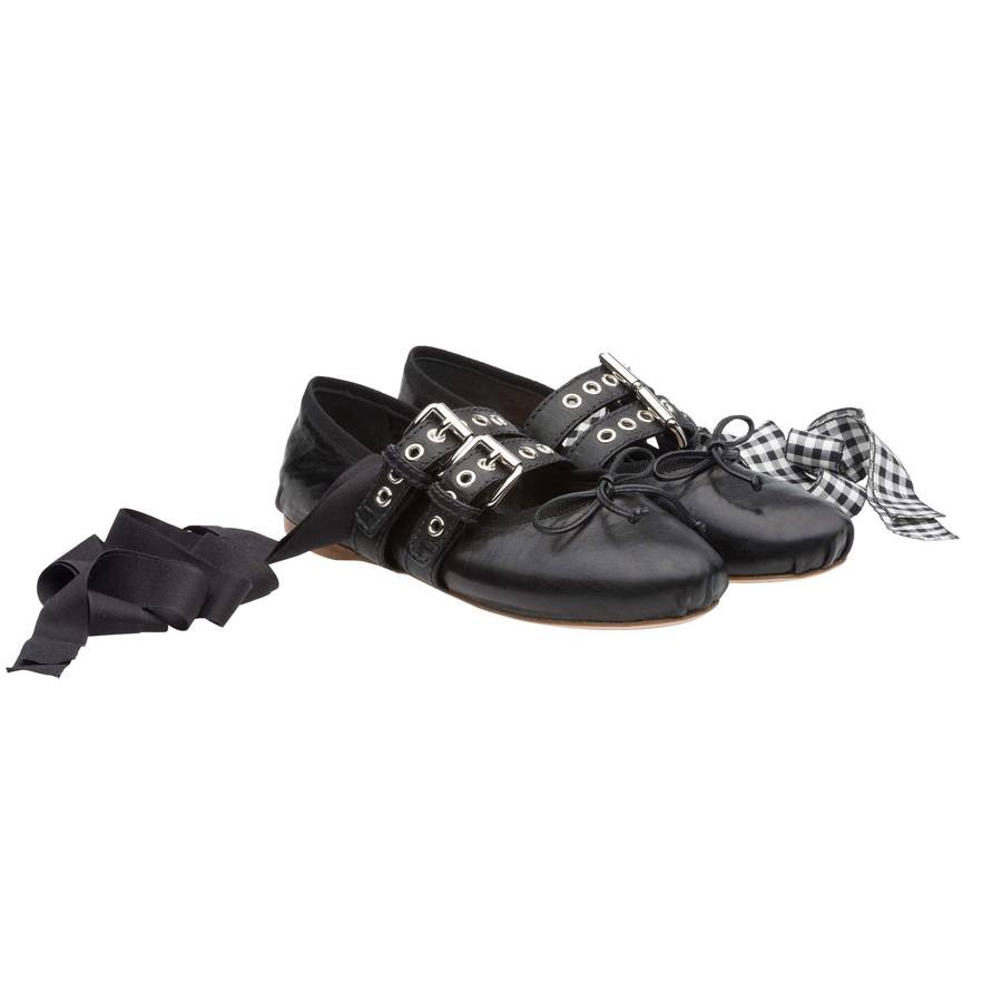 miu miu ballerina pumps