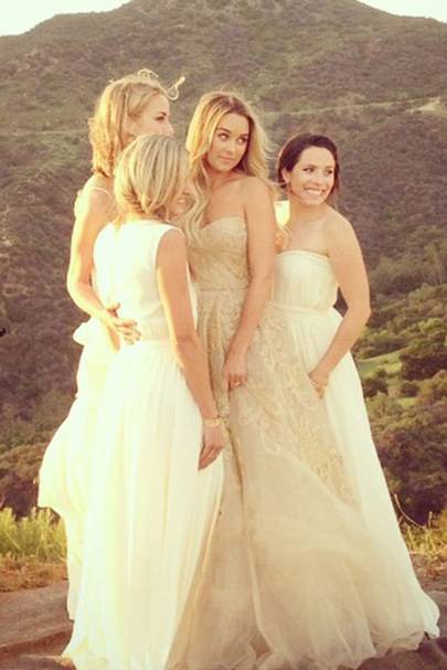 Holly Montag The Hills Married Wedding Dress Heidi Montag Glamour Uk
