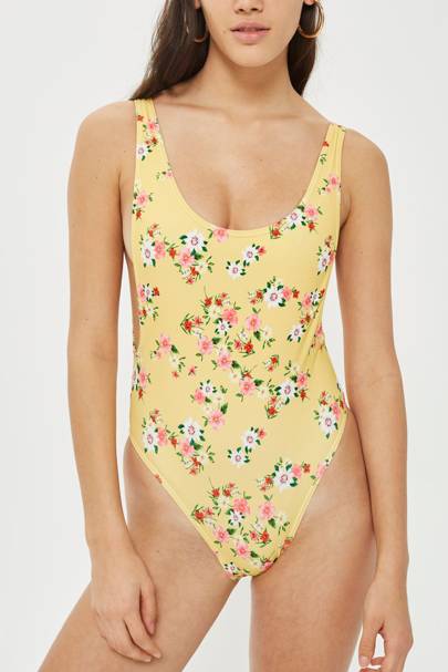 Image result for Floral Print Swimsuit £28 - Topshop