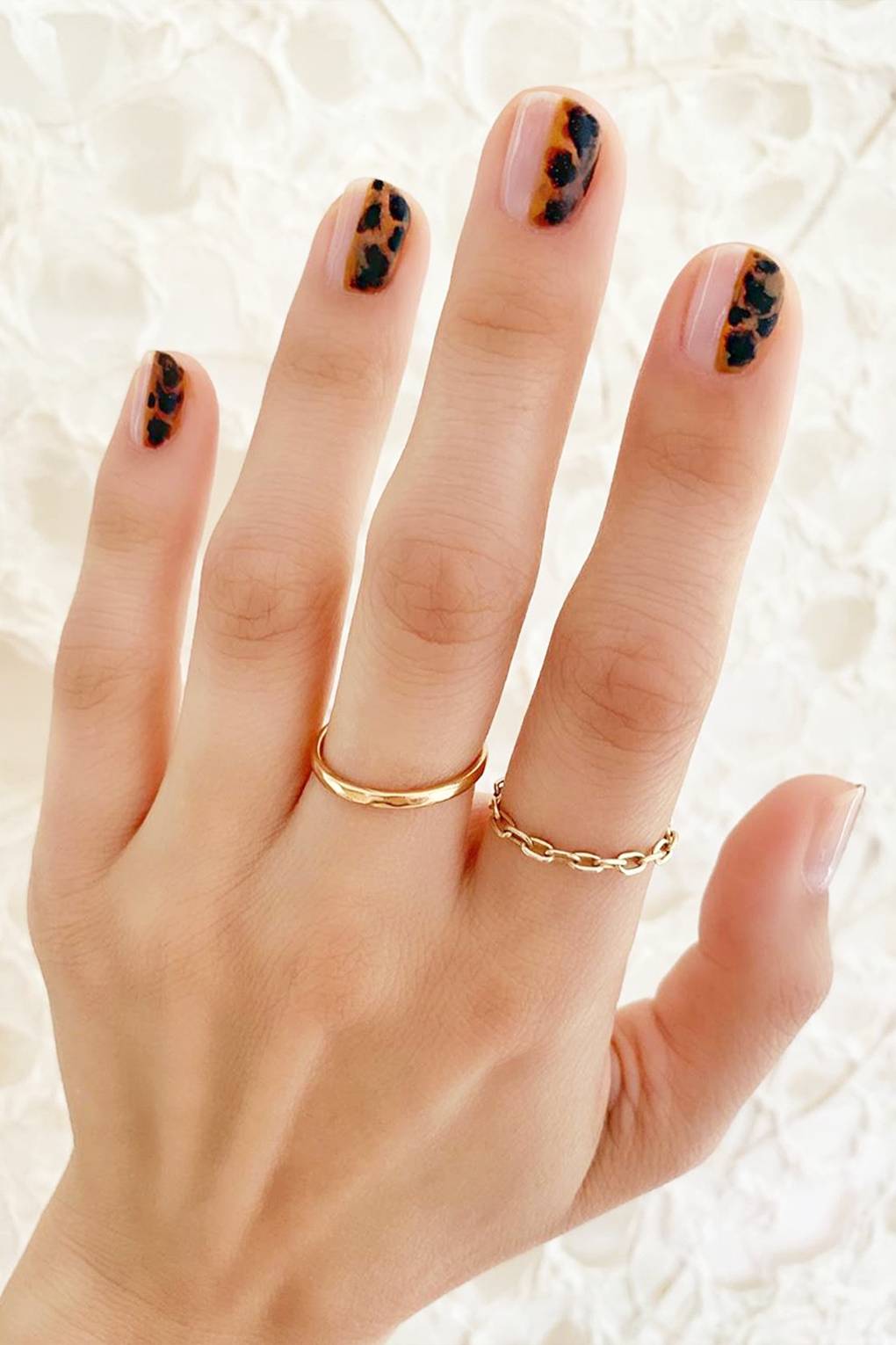 Tortoiseshell Nail Trend For Autumn Glamour Uk